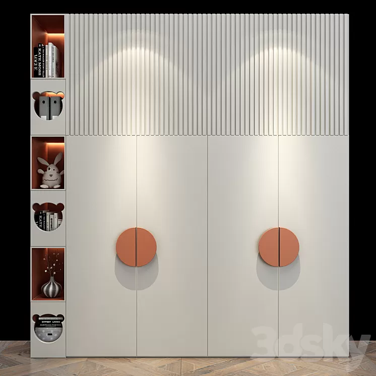 Furniture for a children 0320 3D Model