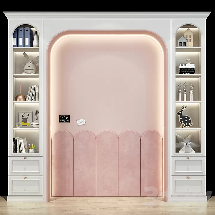 Furniture for a children 0325 3D Model