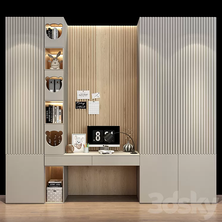 Furniture for a children 0353 3D Model