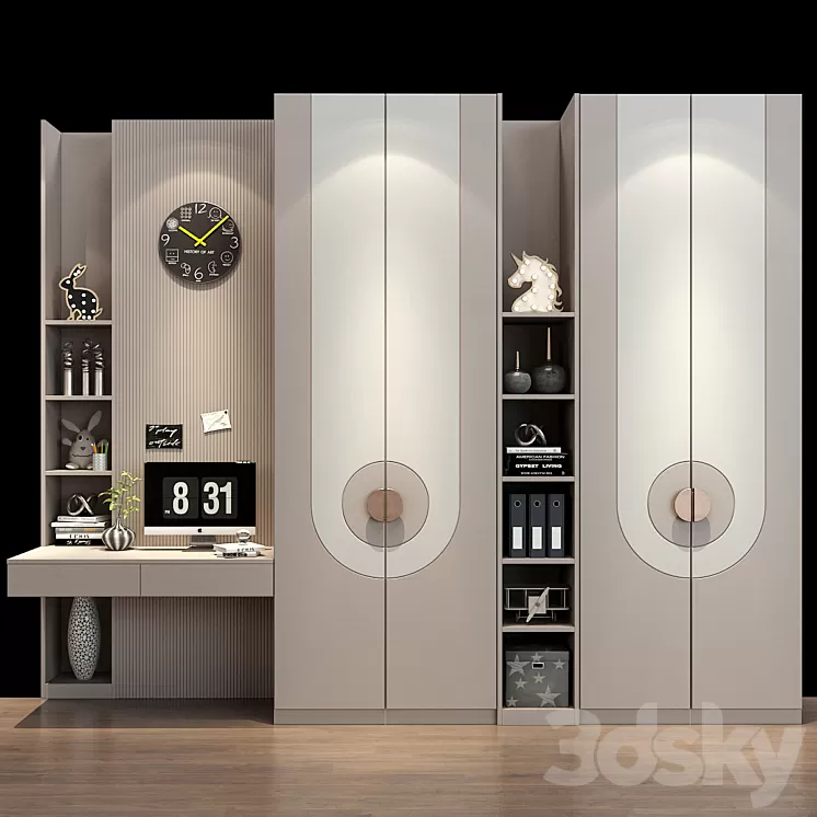 Furniture for a children 0393 3D Model