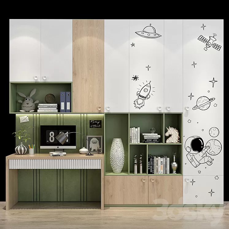 Furniture for a children 0402 3D Model