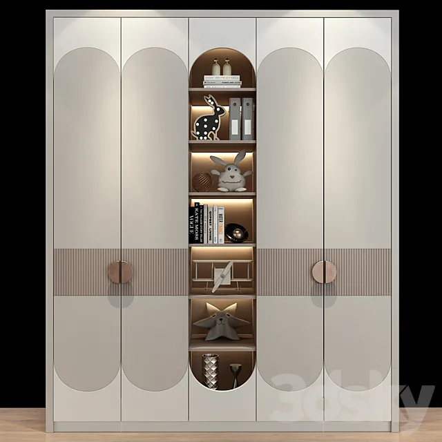 Furniture for a children 0437 3D Model