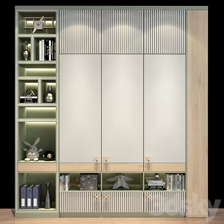 Furniture for a children 0459 3D Model