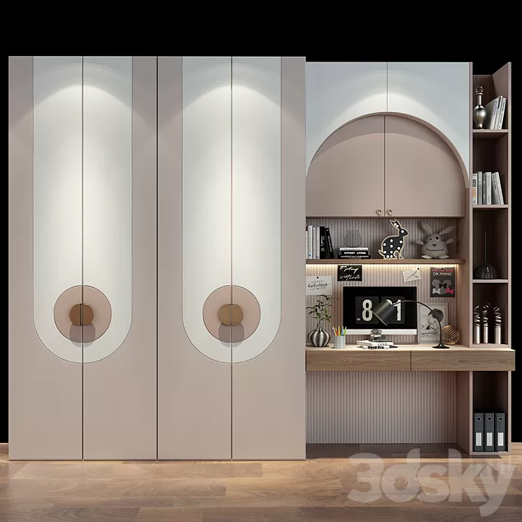 Furniture for a children 0481 3D Model Furniture for a children 0481 3D Model