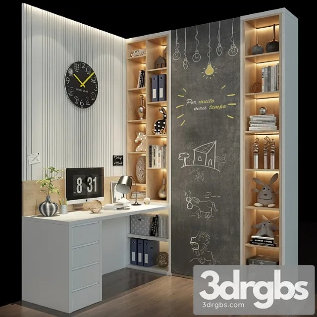 Furniture For A Children 0486 3D Model Download