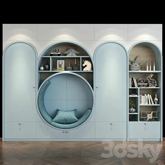 Furniture for a children 0508 3D Model