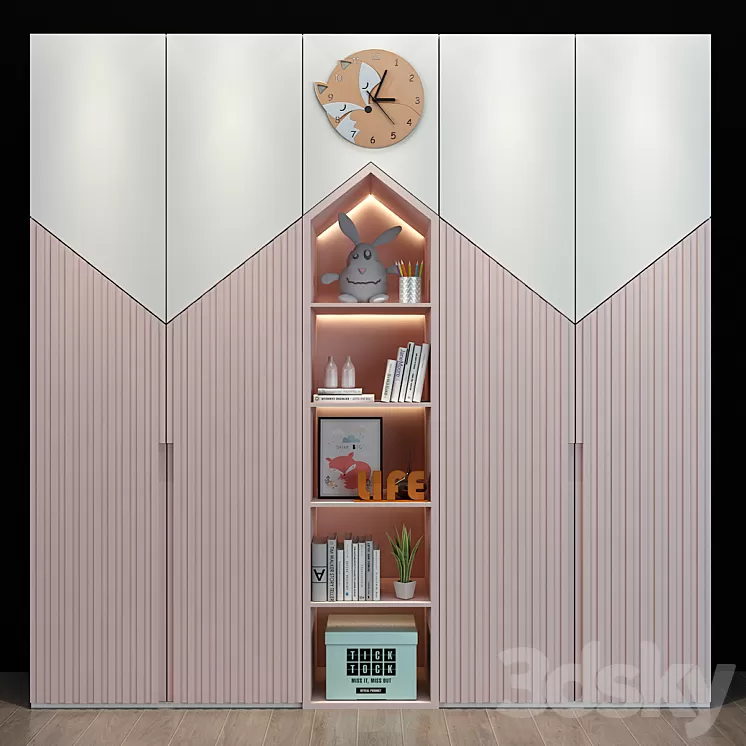 Furniture for a children 060 3D Model Furniture for a children 060 3D Model