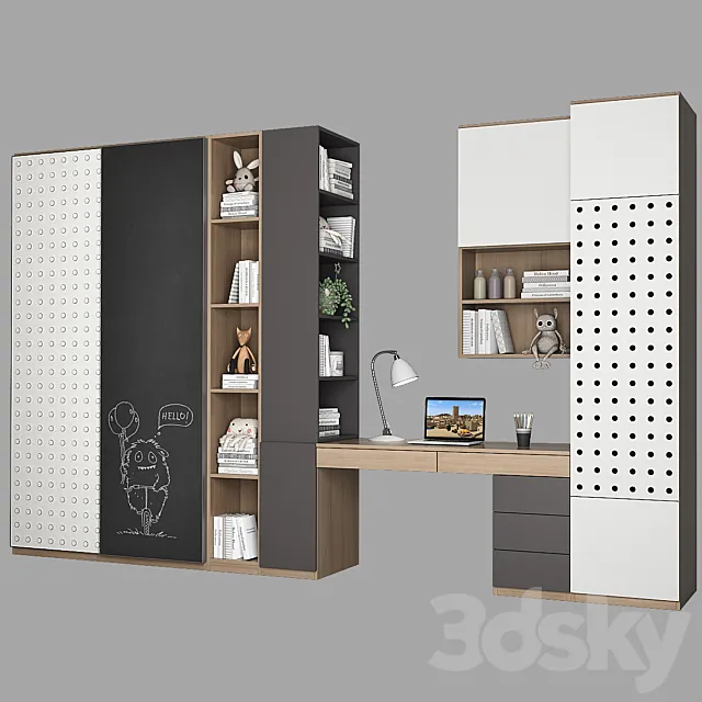 Furniture for a children’s room 89 3D Model
