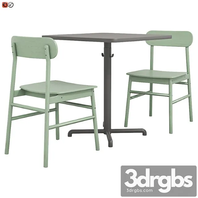 Furniture for cafe table and chair ikea stensele ronninge 2 2 3D Model Download Furniture for cafe table and chair ikea stensele ronninge 2 2 3D Model Download