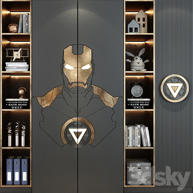 Furniture for children 0561- Iron Man 3D Model Free Download Furniture for children 0561- Iron Man 3D Model Free Download