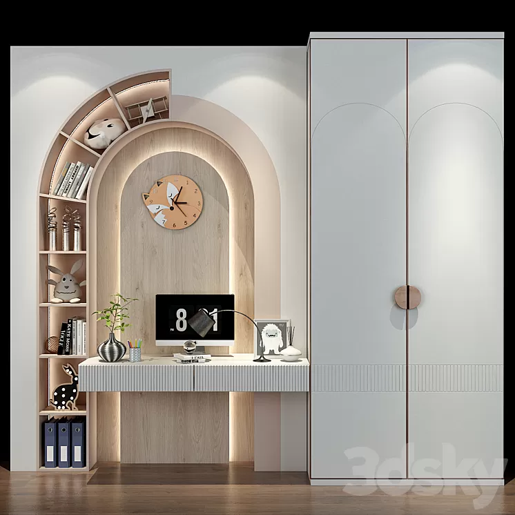 Furniture for children 0562 3D Model Furniture for children 0562 3D Model