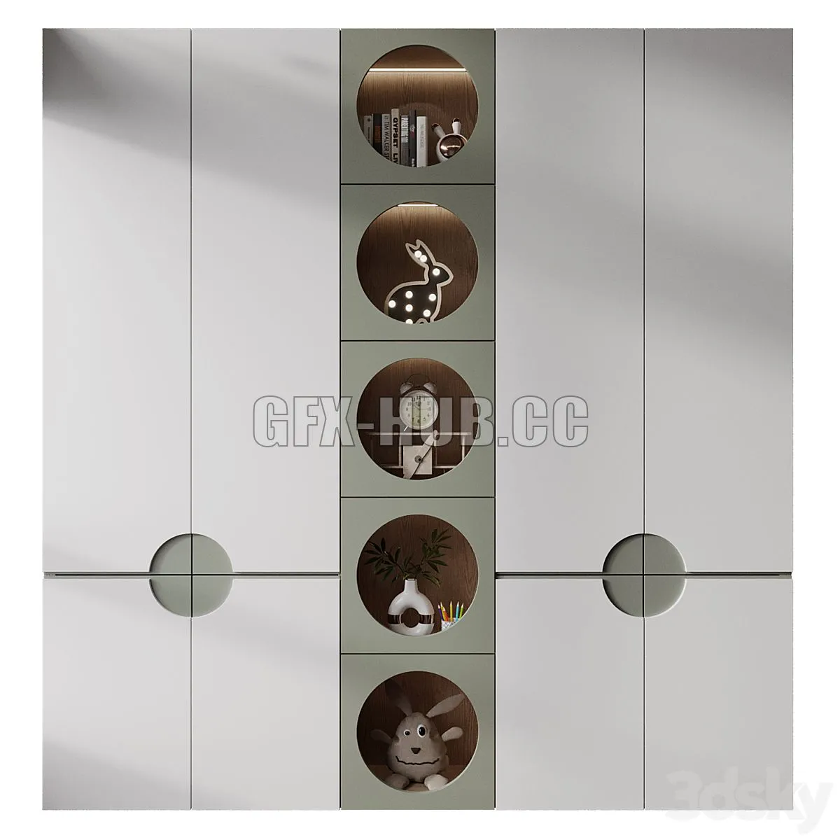 Furniture for children 0654 3D Model