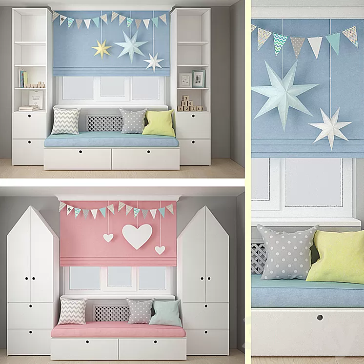 furniture for children 3 3D Model