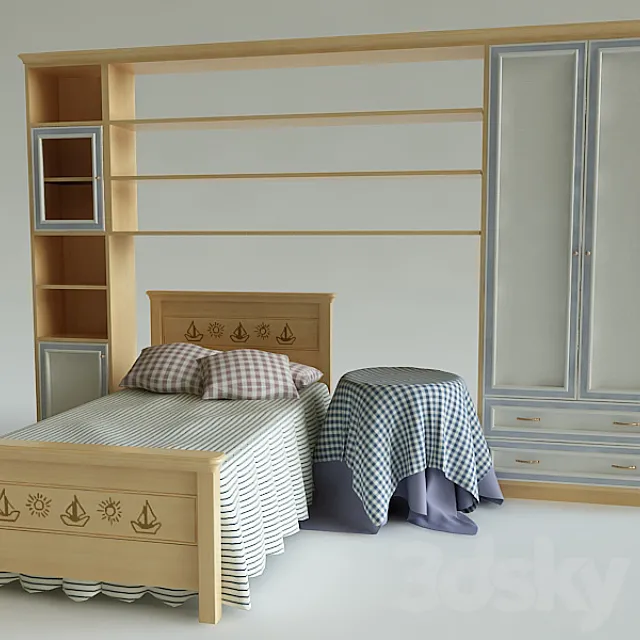 furniture for children 3DModel furniture for children 3DModel