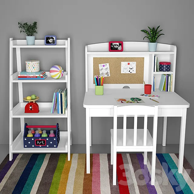 Furniture for children’s room 3DModel Furniture for children’s room 3DModel