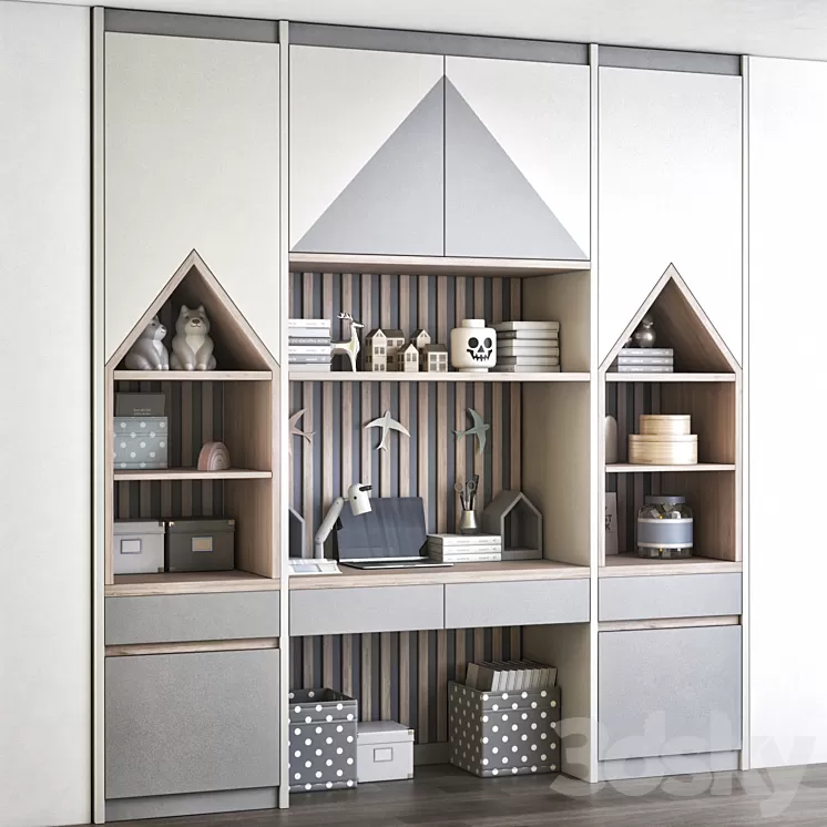 Furniture for nursery 10 3D Model