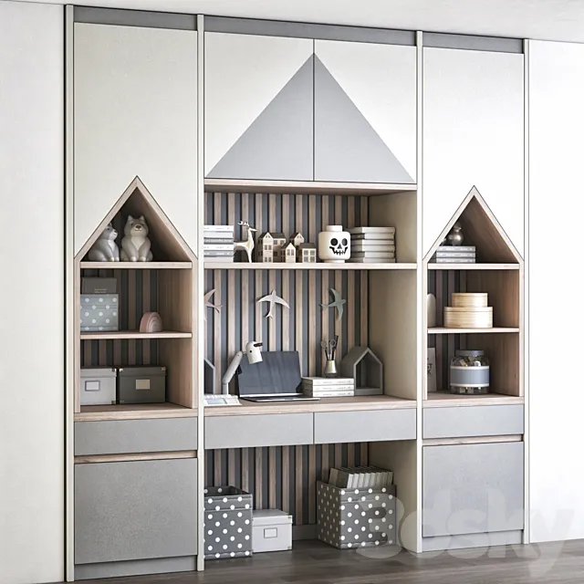 Furniture for nursery 10 3DModel Furniture for nursery 10 3DModel