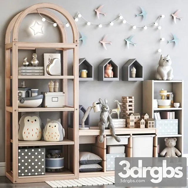 Furniture For Nursery 8 3D Model Download