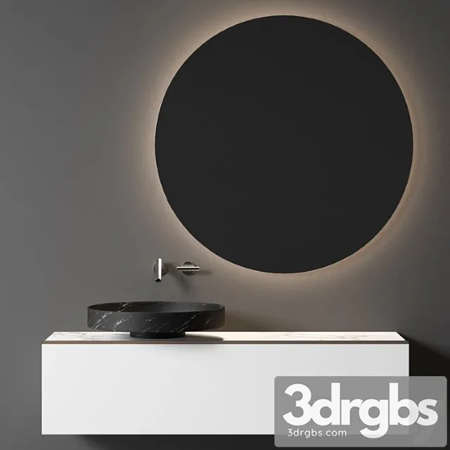 Furniture for Washbasin Falper Eccentrico 3D Model Download