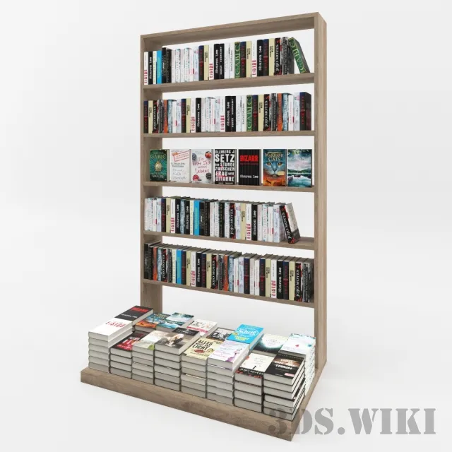furniture – Foreign literature – large library 3D Model furniture – Foreign literature – large library 3D Model