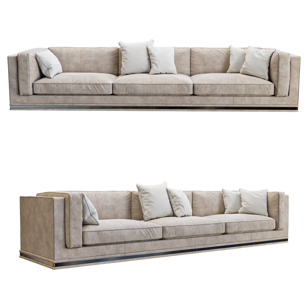 furniture – Fratelli Longhi Mason 3-seates sofa 3D Model furniture – Fratelli Longhi Mason 3-seates sofa 3D Model