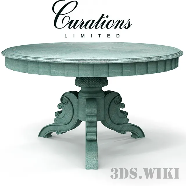 furniture – FRENCH ROUND TABLE FROM CURATIONS LIMITED 3D Model