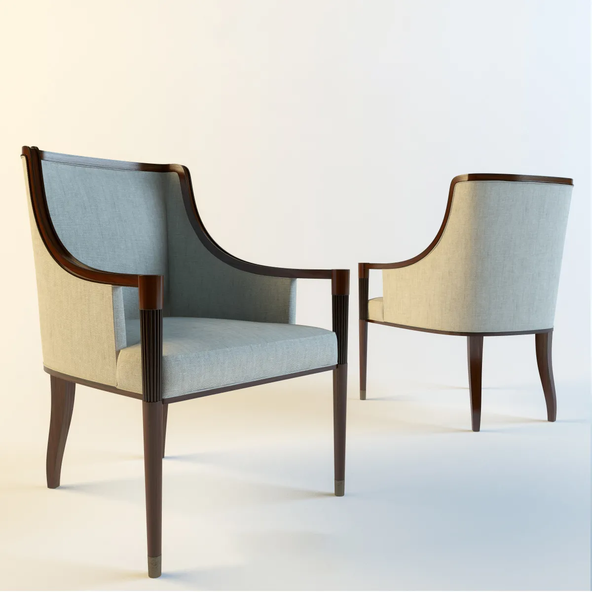 furniture – Frigerio Liza armchair 02 3D Model furniture – Frigerio Liza armchair 02 3D Model