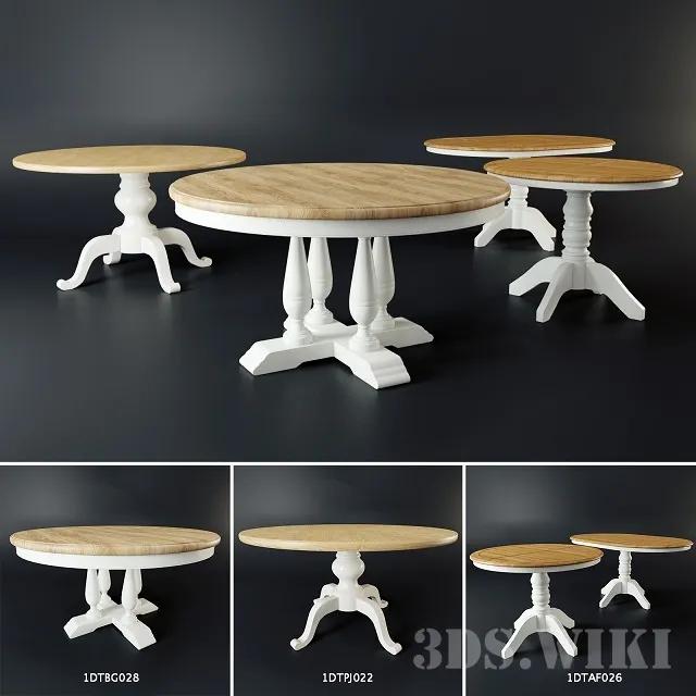 furniture – FullHouse table set 2 3D Model