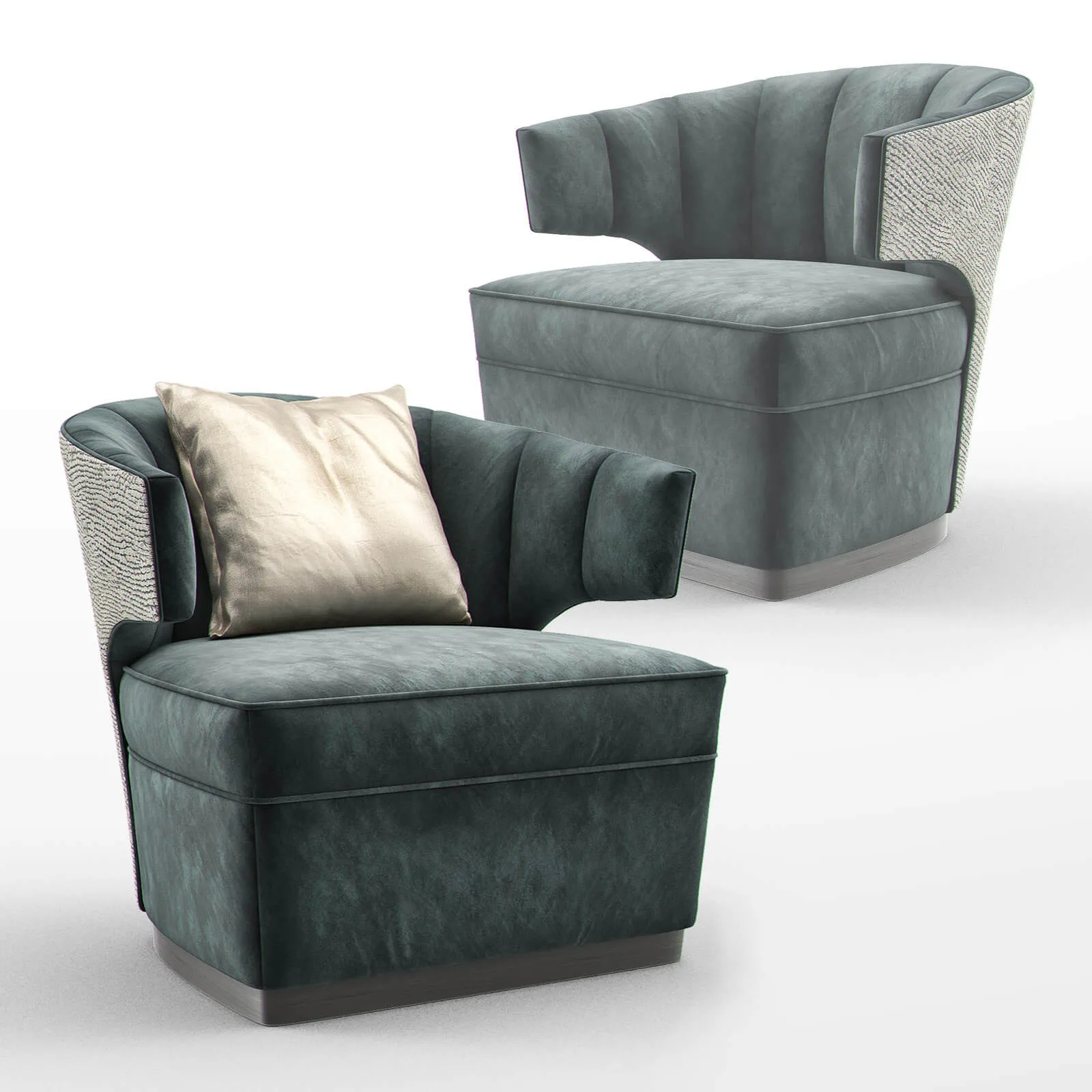 furniture – Gibbs Occasional armchair 07 3D Model