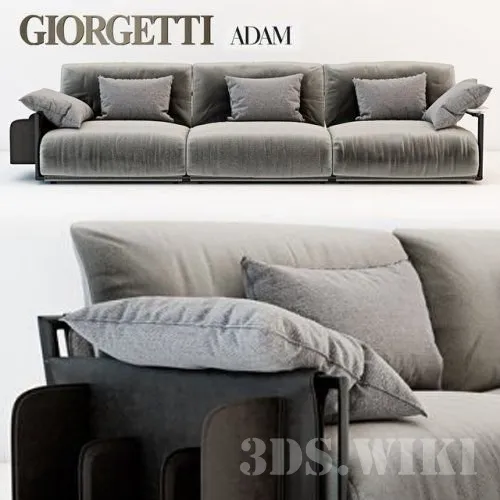 furniture – Giorgetti Adam sofa 3D Model