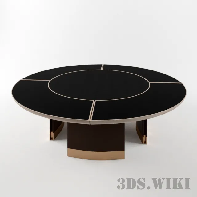 furniture – Giorgetti Gordon table 3D Model