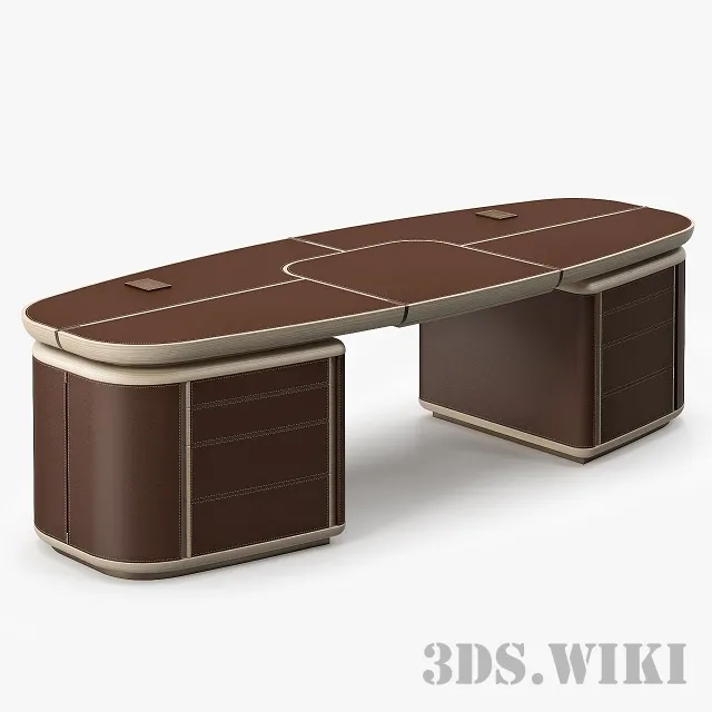 furniture – Giorgetti Tycoon writing desk 3D Model