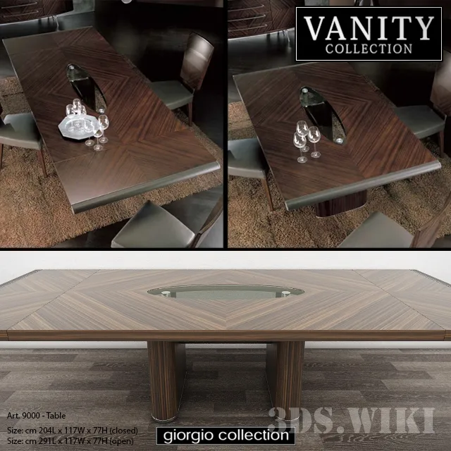 furniture – Giorgio Collection Vanity 9000 transforming table 3D Model
