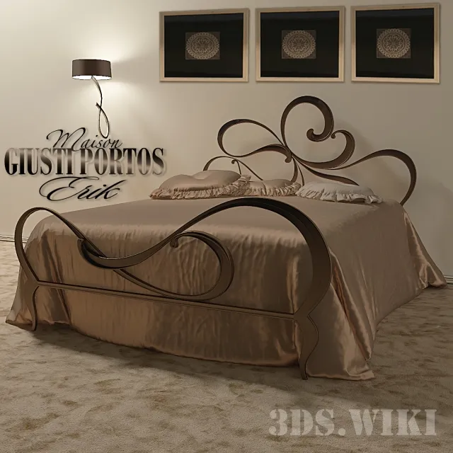 furniture – Giusto Portos Erik bed 3D Model furniture – Giusto Portos Erik bed 3D Model