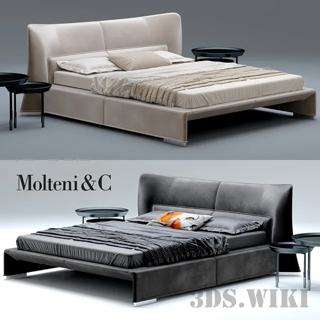 furniture – Glove bed – Molteni & C 3D Model furniture – Glove bed – Molteni & C 3D Model