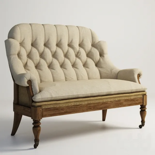 furniture – GRAMERCY HOME – KEMPER DECONSTRUCTED SOFA 105.006-F01 3D Model