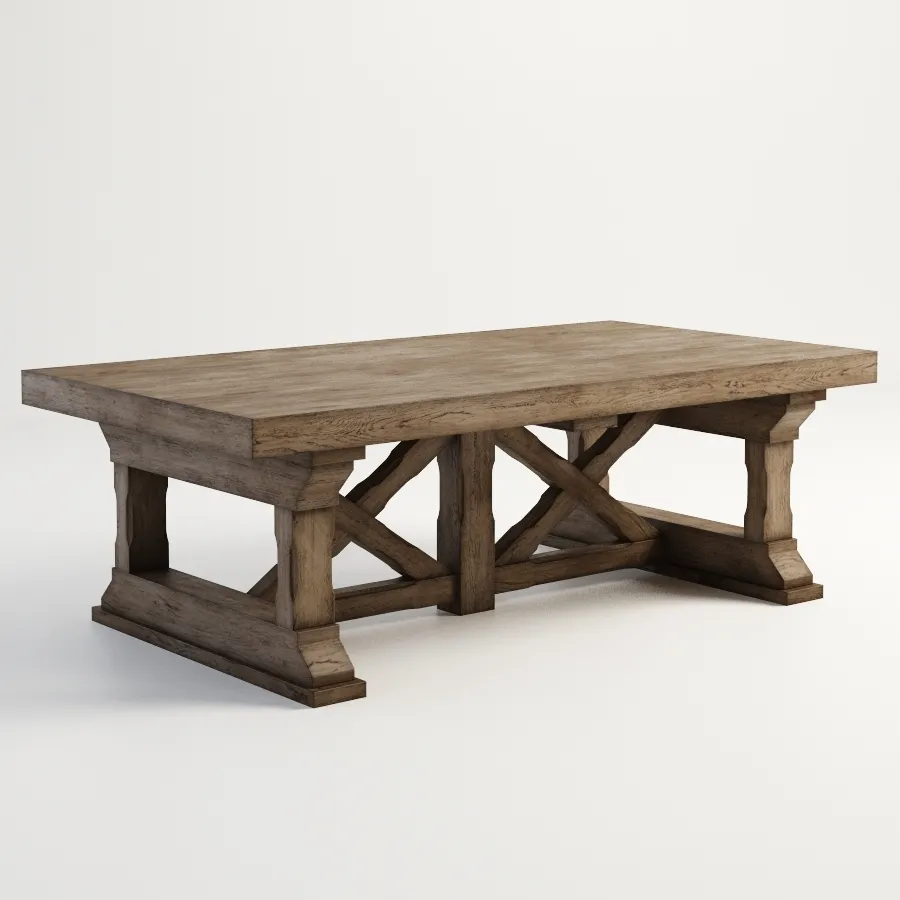 furniture – Gramercy Home – Preston coffee table 521.010-2N7 3D Model