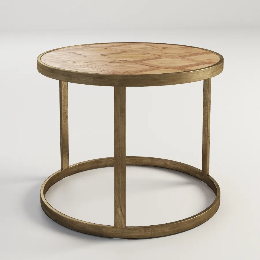 furniture – Gramercy Home – Vernon side table 522.023 3D Model