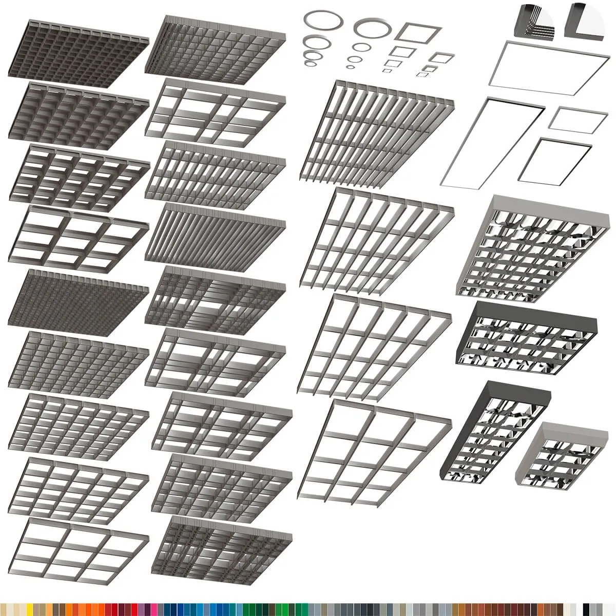 furniture – Griliato ceiling 3D Model