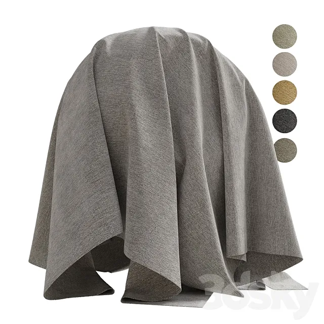 Furniture gunny fabric Jolie Q2 – part 1 (Legacy + Physical) 3D Model