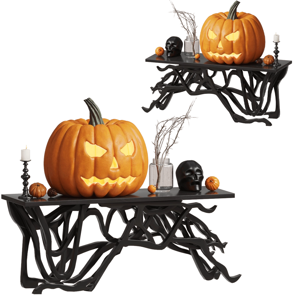 furniture – Halloween decorative set 3D Model