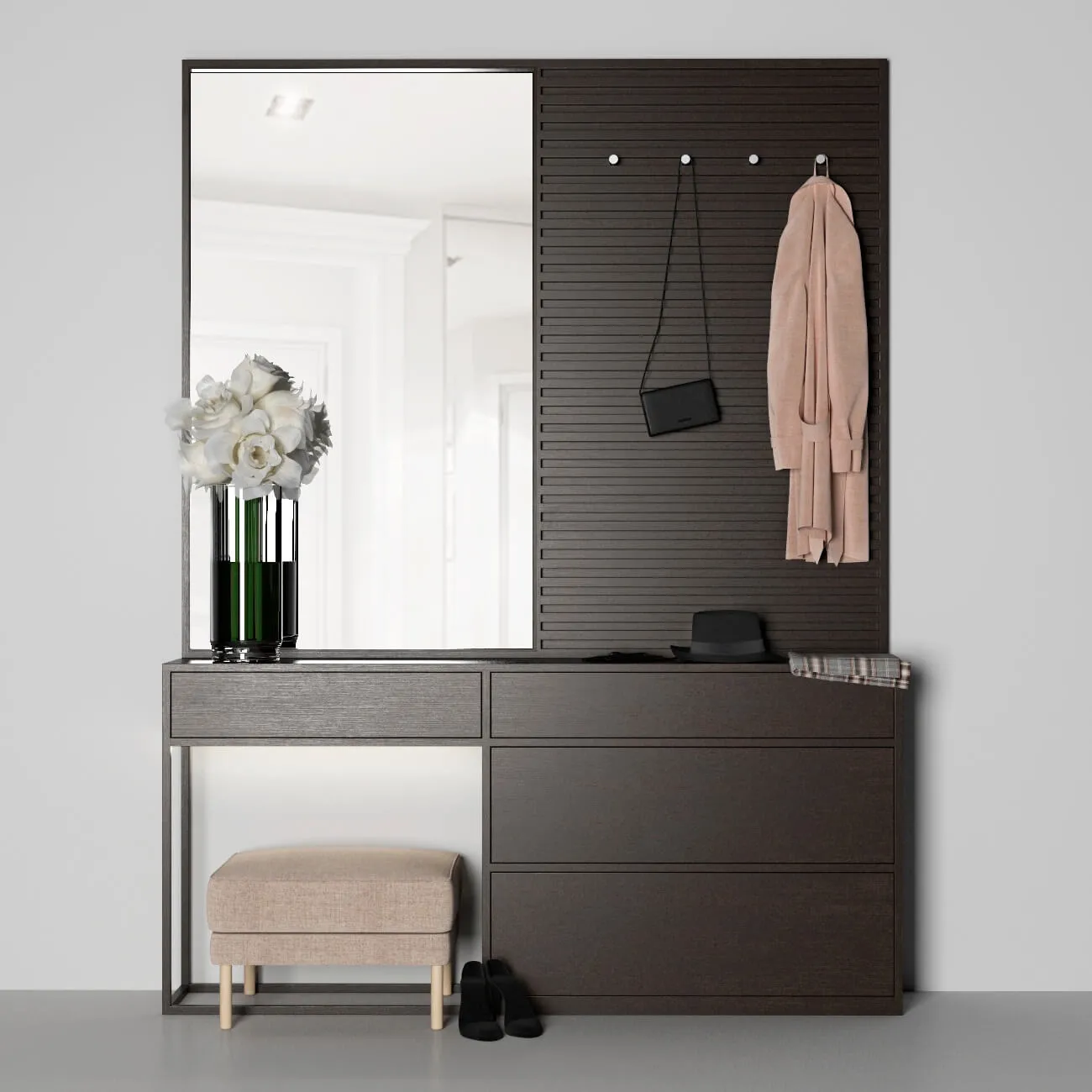 furniture – Hallway set 35 3D Model