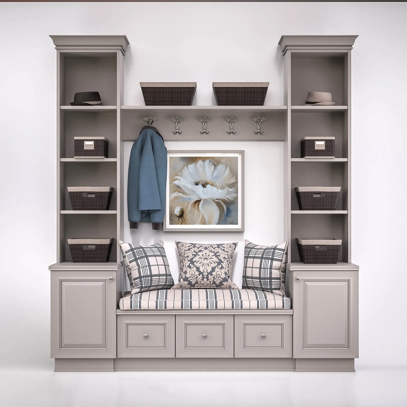 furniture – Hallway set 36 3D Model