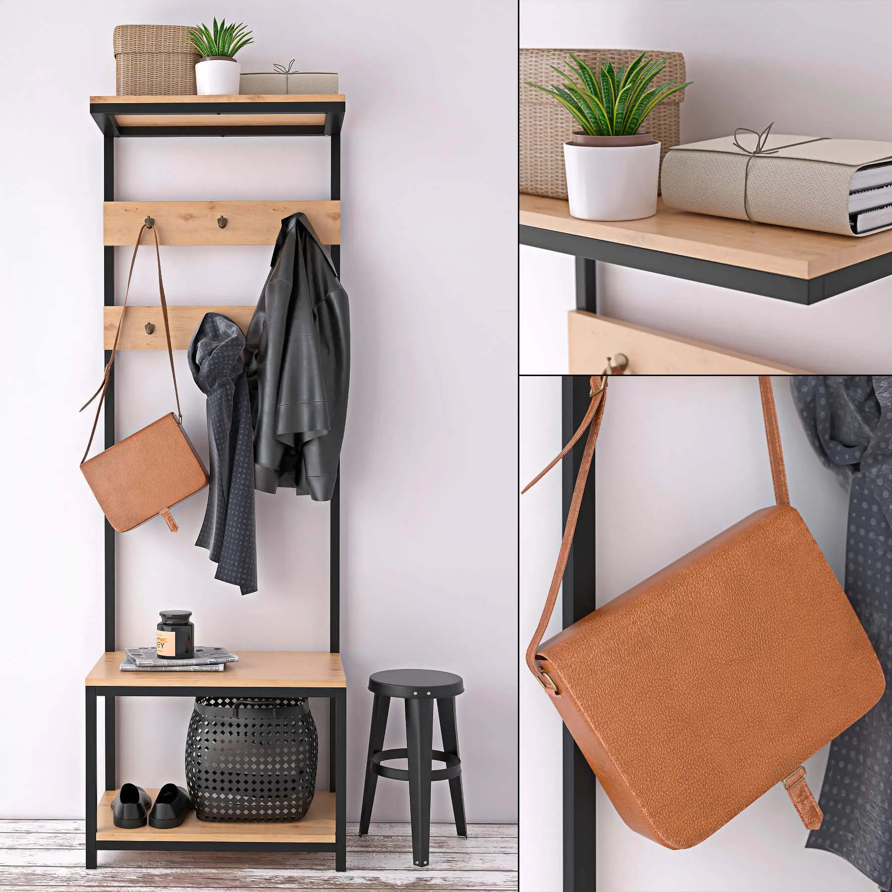 furniture – Hallway set 39 3D Model