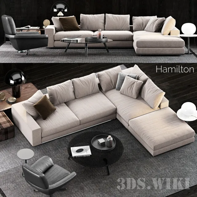 furniture – Hamilton Sofa 3D Model