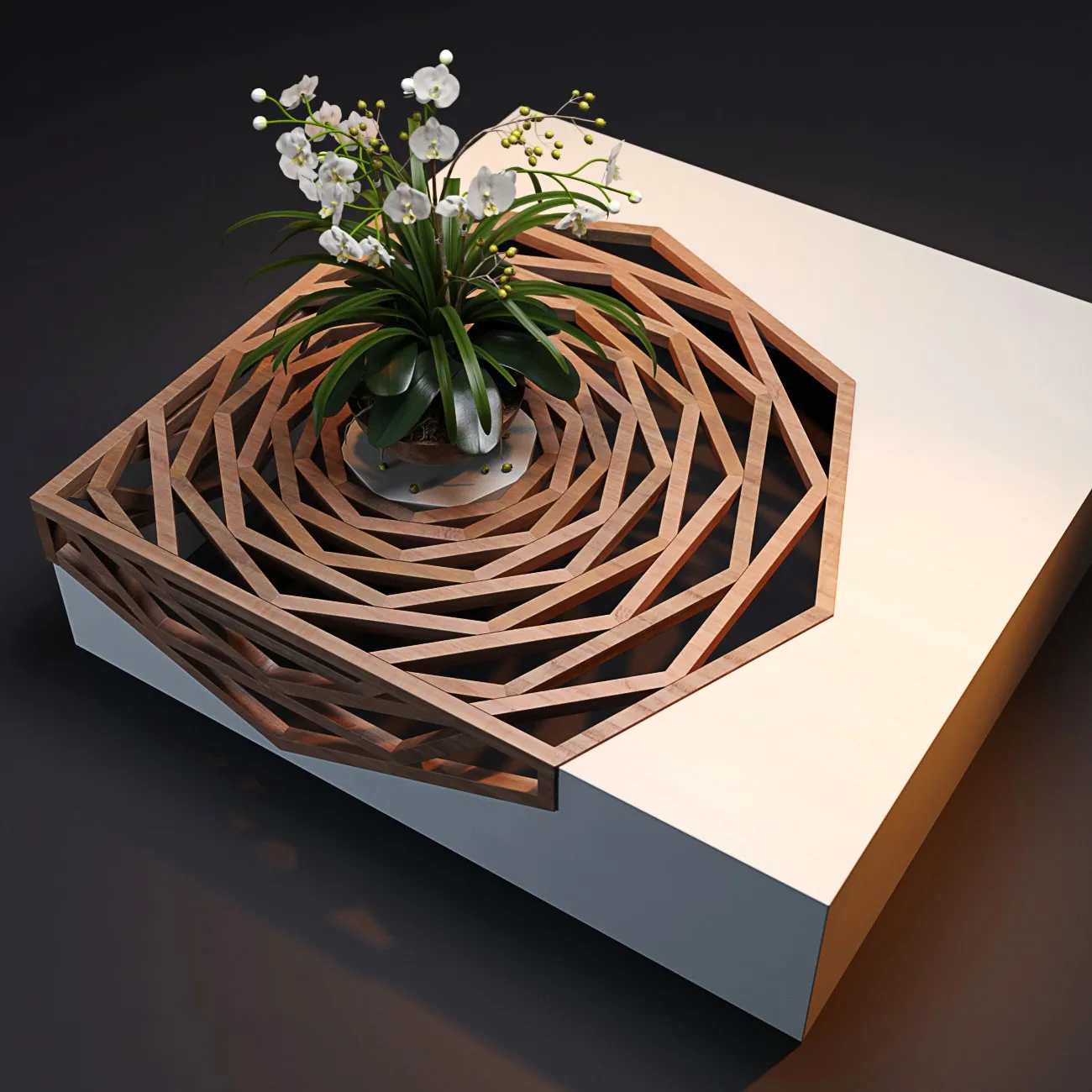 furniture – Hanako coffee table by Vito Selma 3D Model