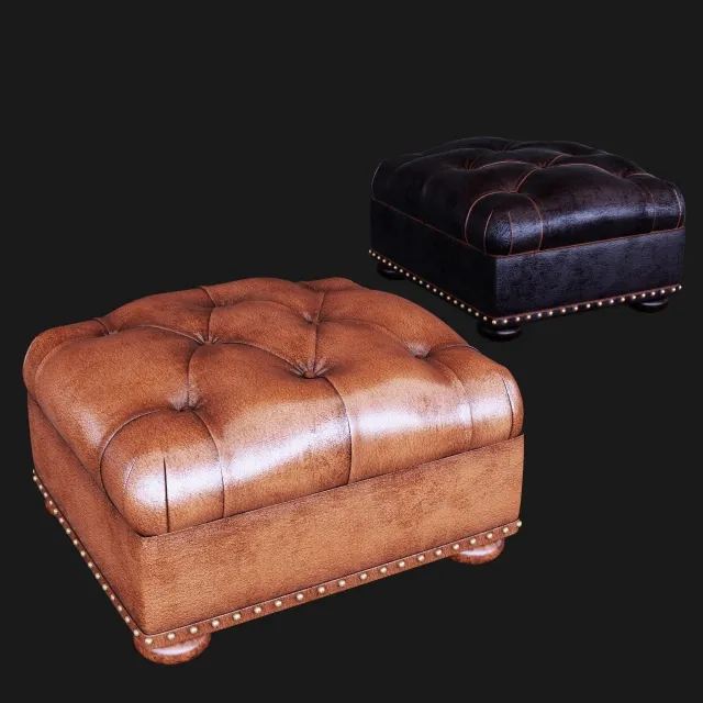 furniture – Hancock and Moore ottoman 3D Model furniture – Hancock and Moore ottoman 3D Model