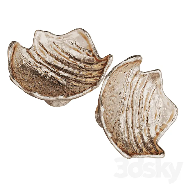 Furniture handle LEAF Pull Cast 3D Model Furniture handle LEAF Pull Cast 3D Model