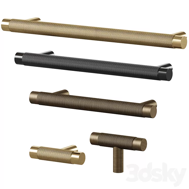 Furniture handle MORFI by Meraki 3D Model Free Download