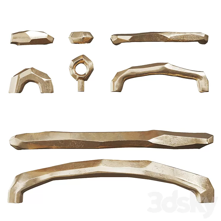 Furniture handles EDGE Vetvi Store 3D Model Free Download